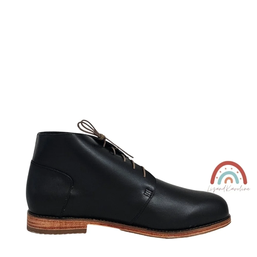 New! Nisolo Everyday Chukka Leather Boot Black